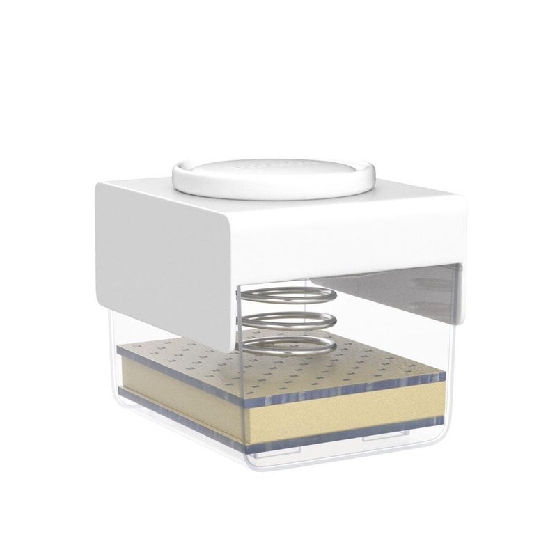TofuBud Tofu Press - ضاغط التوفو من أجل قوة أو قوة إضافية، ضغط التوفو آمن للاستخدام في غسالة الأطباق - صانع التوفو مع تصريف المياه مصنوع من مواد مستدامة متينة - يتضمن كتاب طبخ التوفو - Image 4